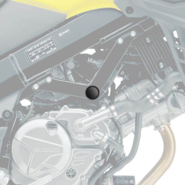 Pyramid Plastics Pyramid frame end caps | matte black | suzuki v-strom 650 2012>current